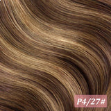Straight Brazilian Remy human hair wrap-around clip-in ponytail extension, 200 grams, 18–28 inches