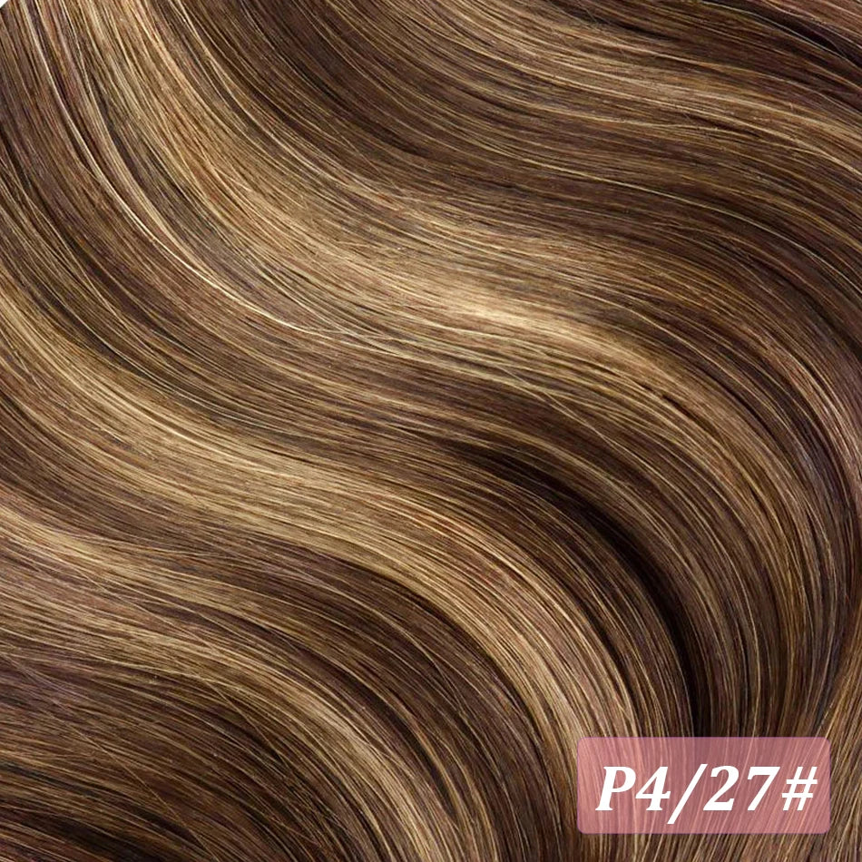 Straight Brazilian Remy human hair wrap-around clip-in ponytail extension, 200 grams, 18–28 inches