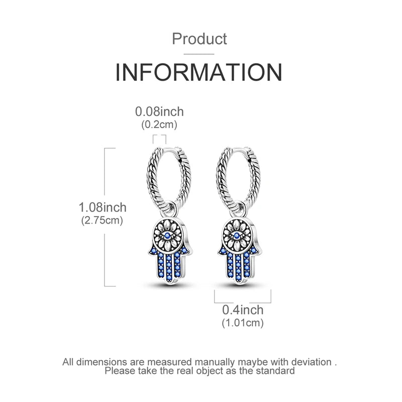 925 sterling silver hoop earrings with night sky gemstones by HSF Marketplace