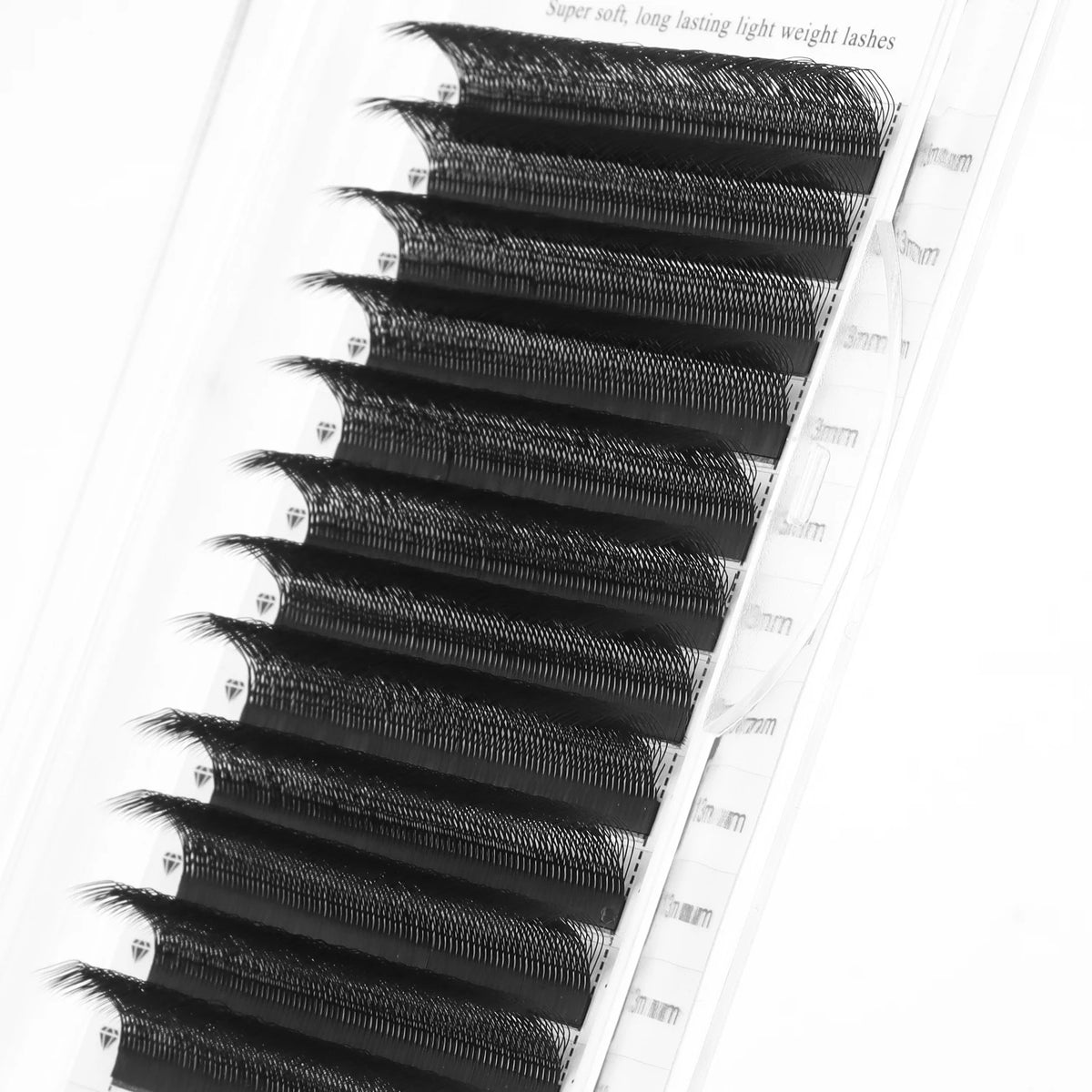 6D U-shape mink eyelash extensions for volume and glamour, false eyelashes by HSF Marketplace