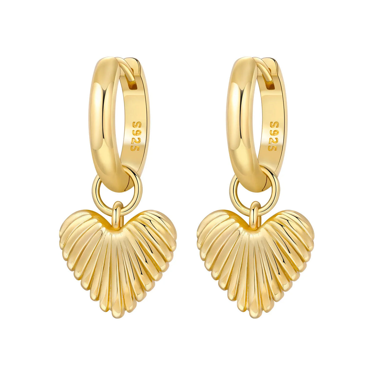 2026 925 sterling silver 18K gold plated cherry blossom butterfly hoop earrings, HSF Marketplace jewelry