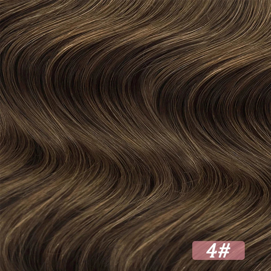 Straight Brazilian Remy human hair wrap-around clip-in ponytail extension, 18–28 inches, 200 grams