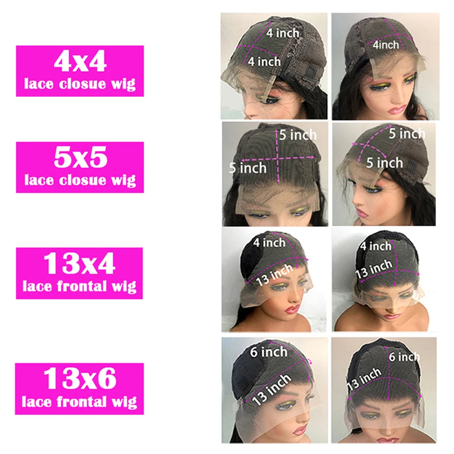 Chocolate Brown Body Wave Lace Front Wig Transparent 13x4 HD Lace Frontal Wigs Preplucked Colored Human Hair Wigs 4x4 5x5 13x6
