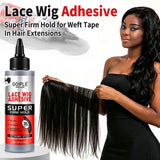 GOIPLE Lace Wig Adhesive, 30s Quick-Drying Super Firm Hold Glue, Twin Bottle Set with Two 120 ml Bottles for Lace Wigs, Closures and Toupees