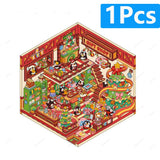 3D landscaping stickers for miniature scenes by HSF Marketplace, featuring detailed garden and outdoor elements