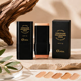 Full coverage foundation concealer stick with built-in applicator brush, waterproof matte makeup in 15g size