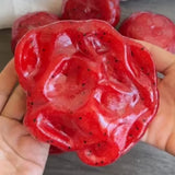 Handmade Watermelon Slushy Squishy Toy Soft Slow Rebound Stress Relief ADHD Squeeze Toy Realistic Fruit  Model Adult Gift
