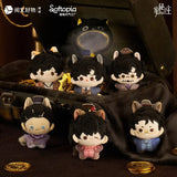 Softopia Lord of the Mysteries Meow Series Klein plush pendant blind box collectible for bag decor