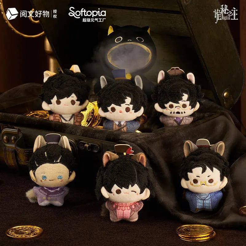 Softopia Lord of the Mysteries Meow Series Klein plush pendant blind box collectible for bag decor