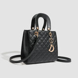 Luxury PU leather casual crossbody handbag for women, large capacity travel shoulder bag with designer style from HSF Marketplace.