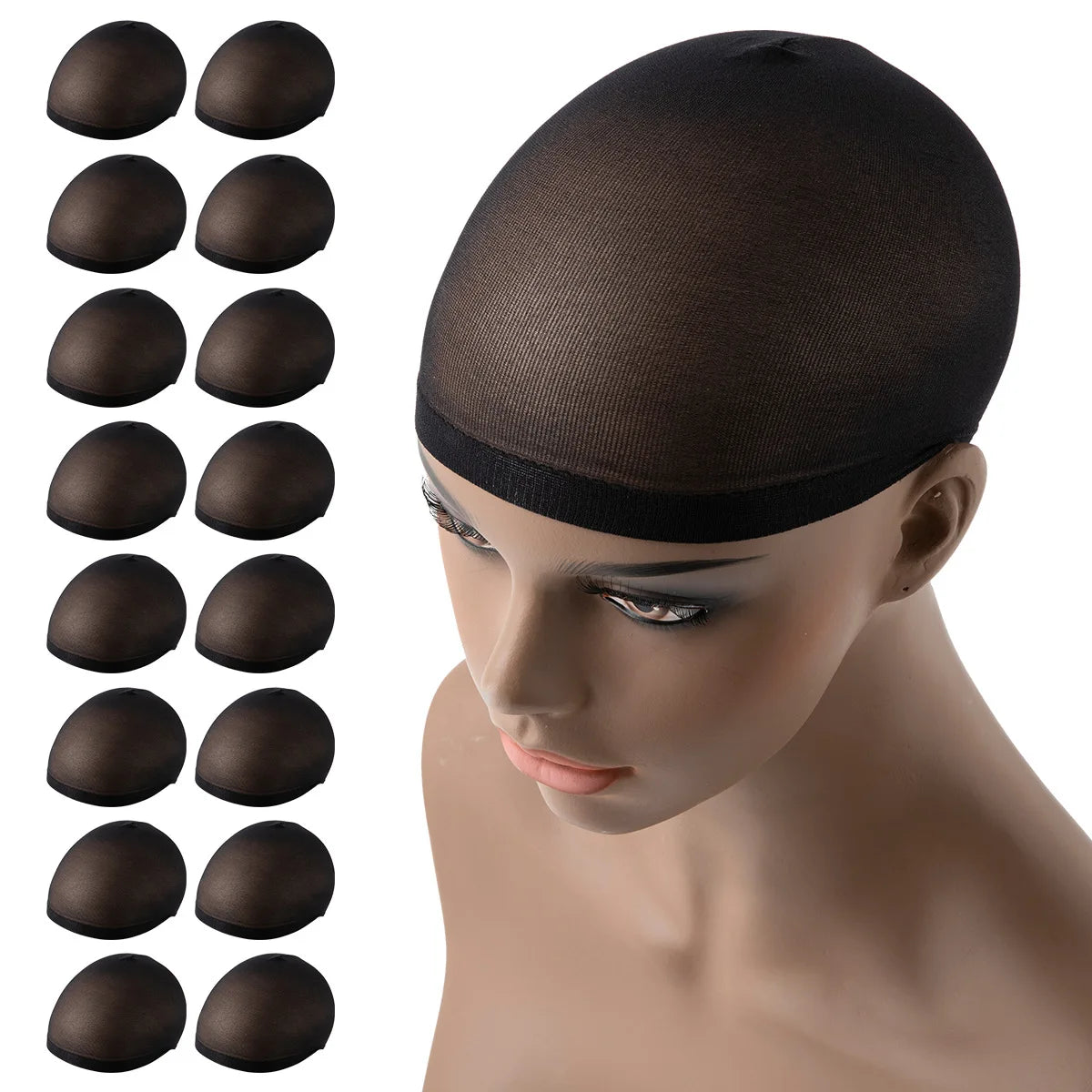 HSF Marketplace stretch mesh wig caps for cosplay and weaving hair styling tools