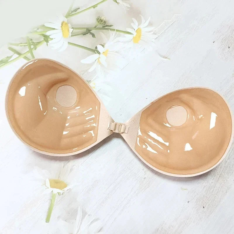 Invisible self-adhesive silicone push-up bra stickers for women by HSF Marketplace