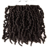 10 Inch Short Curly Spring Pre-twisted Braids Synthetic Crochet Hair Extensions 15 Strands/Pack Ombre Crochet Twist Braids Hair