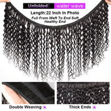 Water Wave Bundles With 4x4 Lace Closure Burmese Virgin Human Hair Water Curly Bundles With Closure Human Hair Weave Extension