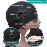 Body wave headband human hair wig, machine-made Remy wig for women by HSF Marketplace