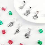 26 Pcs Christmas Decor Pendant Dreadlock Braid Hair Beads Braids Hair Rings Hippie Style Hair Accessories For Women（Christmas）