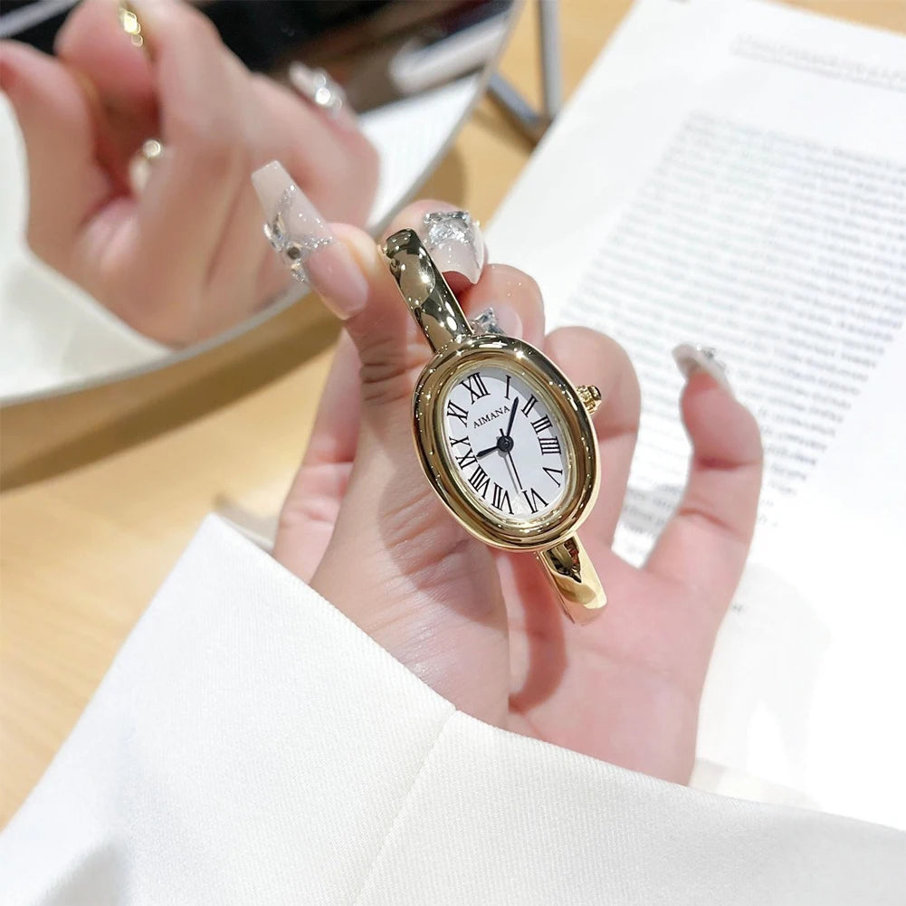 Famous Brand Gold Bracelet Watch Fashion Small Dial Stainless Steel Strap Ladies Girl Gift Wristwatches Relojes Para Mujer