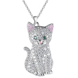 Cute beagle pendant necklace, elegant dog lover jewelry with a detailed beagle charm on a chain