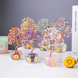 1PC Natural Stones 7 Chakra Healing Crystals Stones Get Rich Tree Home Office  Room Feng Shui Decoration for Luck Home Decorat