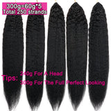 12A Kinky Straight Crochet Human Hair Bundles Miracle Knots Crochet Hair Human Hair Crochet Braids 16-26 Inch Burmese Curly Feather Crochet Human Hair Extension Pre Separated Knotless Reusable Crochet Human Hair For Black Wom
