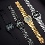 Unisex F91W Retro Men Women's Multifunction LED Digital Watch Stainless Steel Sports Wristwatches Ladies Electronic Wristwatch