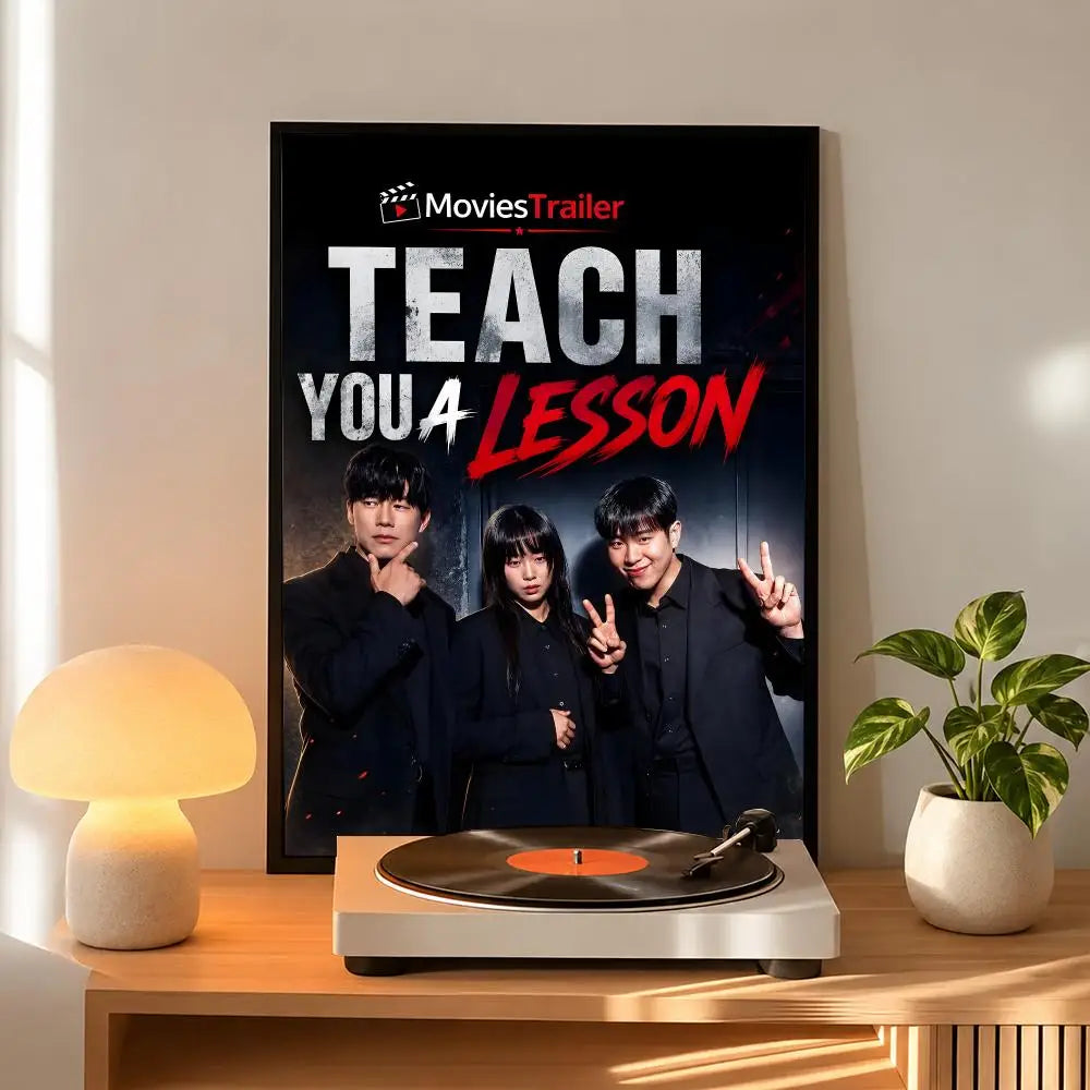 Korean romance drama poster for home decor and gifts, HSF Marketplace K-culture merch