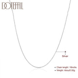 Sterling silver snake chain necklace in various lengths and sizes, perfect for women and men, stylish fashion jewelry.