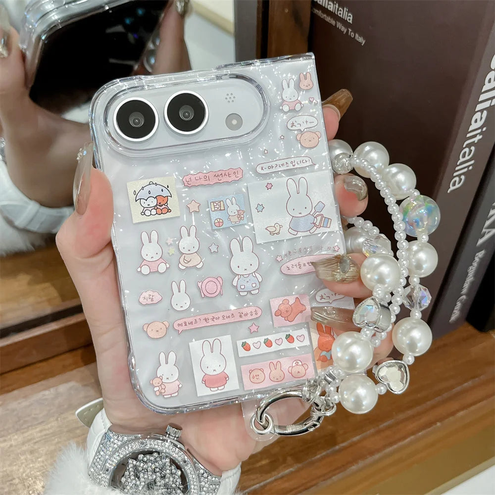 Cute cartoon rabbit shockproof phone case for iPhone by HSF Marketplace