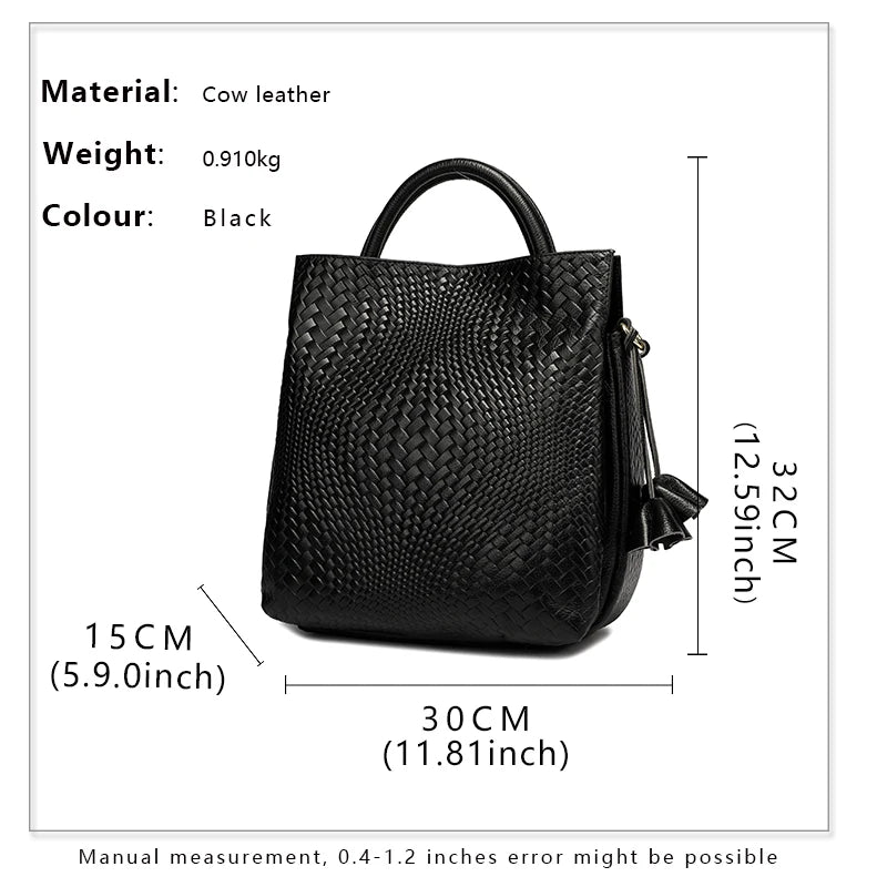 Luxury HSF Marketplace leather tote bag with soft calfskin, minimalistic design, casual style, perfect for women and ladies.