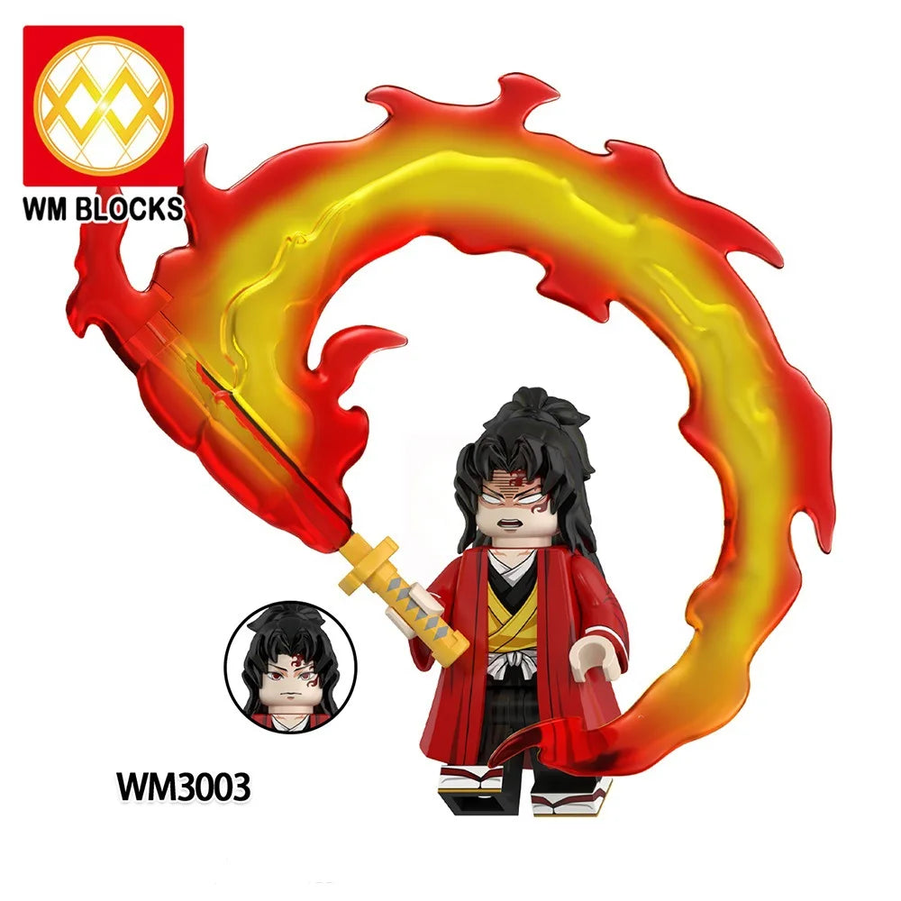 Demon Slayer action figures building bricks blind box collectibles by HSF Marketplace