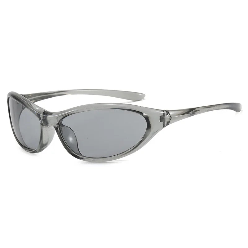 HSF Marketplace cat-eye sunglasses for women with high-end cycling style, UV protection, featuring a trendy Y2K-inspired design.