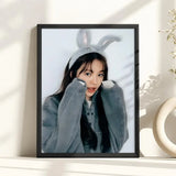 Yoon Eun Hye retro visual poster for home decor, K-culture merch by HSF Marketplace