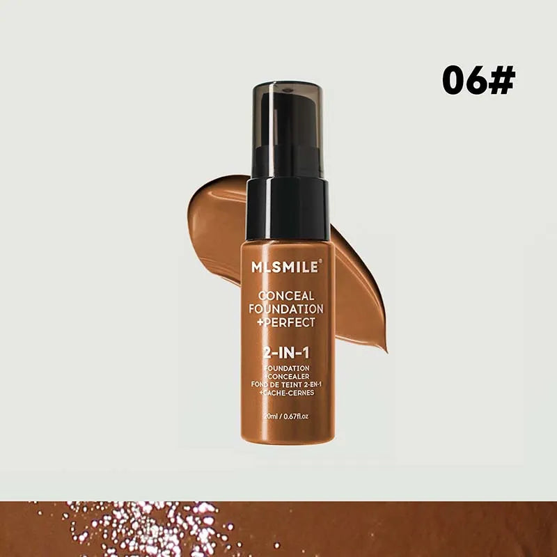 HSF Marketplace oil-control matte BB cream foundation, waterproof full-coverage liquid concealer makeup tube