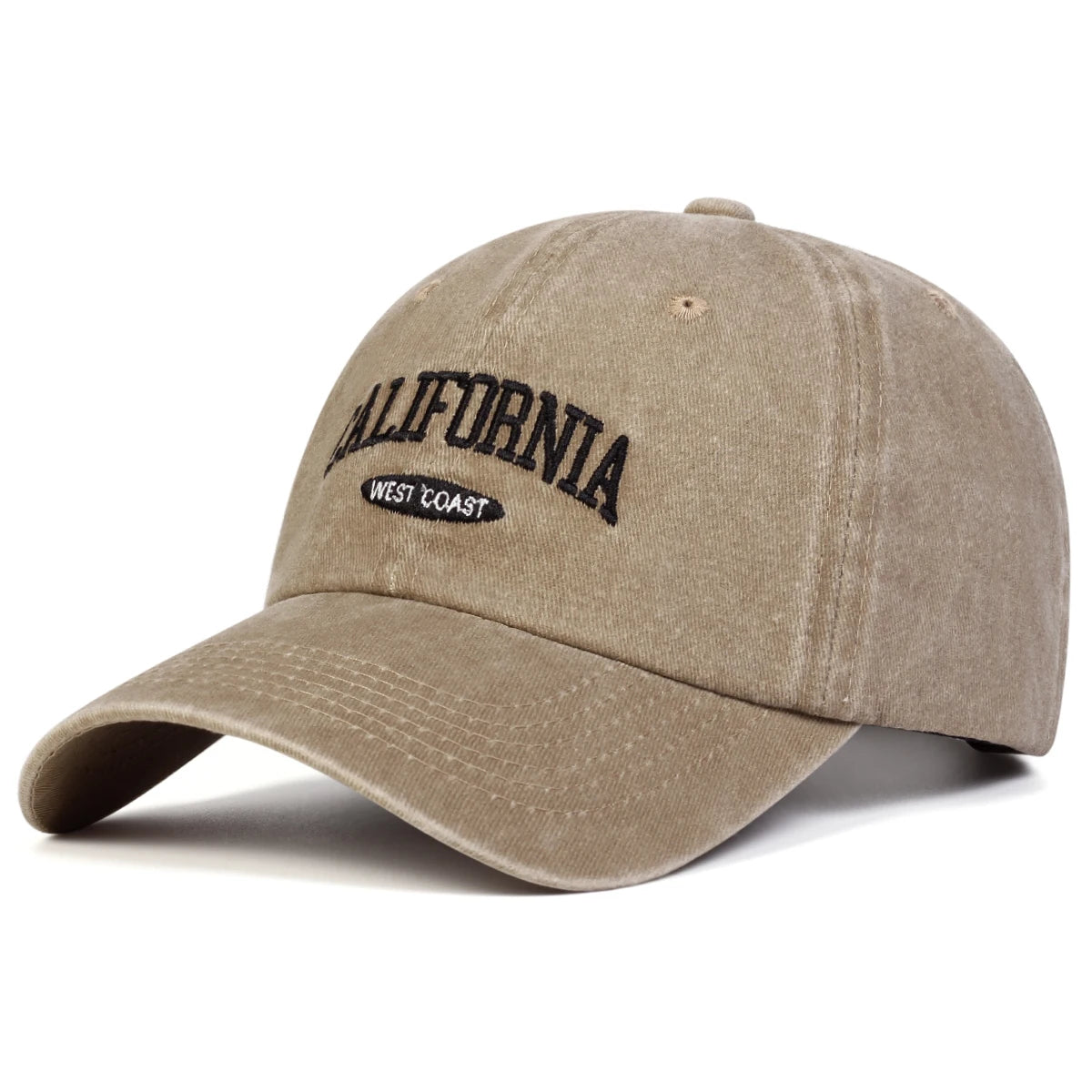 Unisex California letter embroidery baseball cap, HSF Marketplace women's hat, embroidered front design