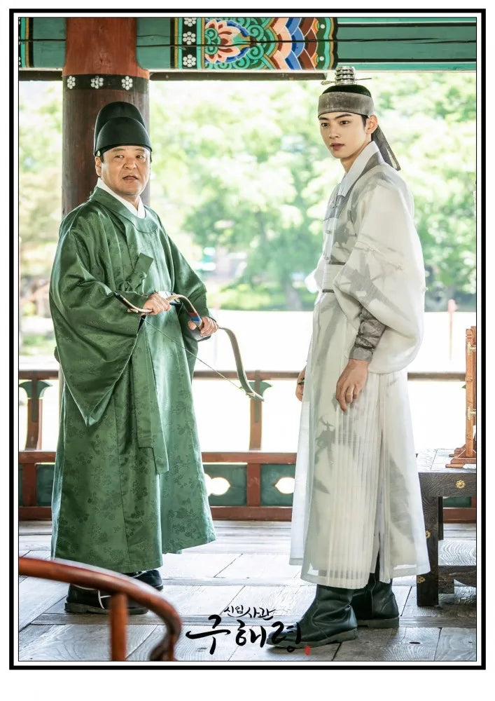 Rookie Academian Goo Hae-ryung canvas poster featuring a K-drama scene for home decor