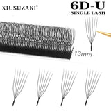 6D U-shape mink eyelash extensions for volume and glamour by HSF Marketplace