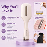Electric Massager Brush Red Light Vibration Hair Massage Comb Air Cushion Portable Head Care Tool Relaxing Hair Care Device