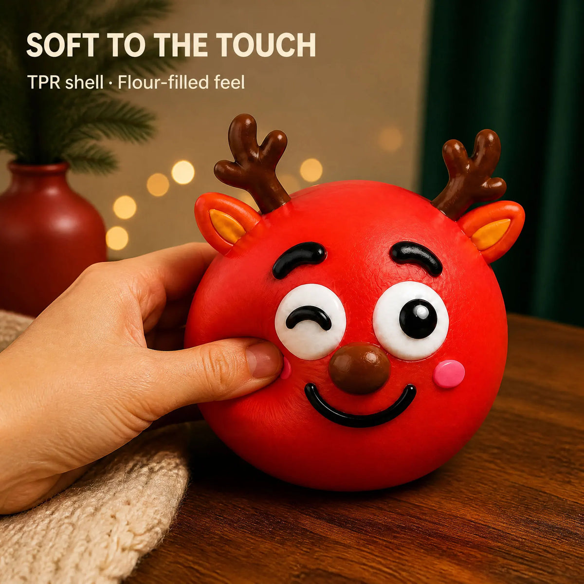 Cute elk squishy toy for stress relief and fun play by HSF Marketplace