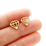 HSF Marketplace small T-bar animal stud earrings with dove, leaf, dragonfly, and spider designs for women