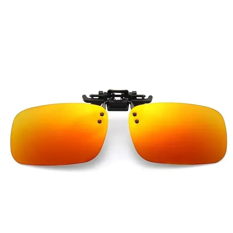 HSF Marketplace polarized sunglasses clips for glasses, ideal for driving, night vision, outdoor UV400 sun protection, high-definition clarity