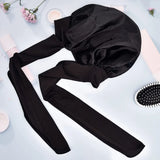 Satin sleeping cap for women, HSF Marketplace hair care bonnet nightcap for protecting hair overnight