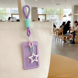 Kpop photo holder slide card bag with keychain, 54 slots by HSF Marketplace