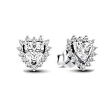 925 silver butterfly square heart-shaped earrings by HSF Marketplace