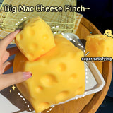HSF Marketplace squishy cheese squeeze toy for stress relief and sensory fun