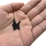 500 Pcs 3.0mm Silicone Lined Beads Nano Beads for Hair Extensions Copper Nano Ring for Nano Tip Extension