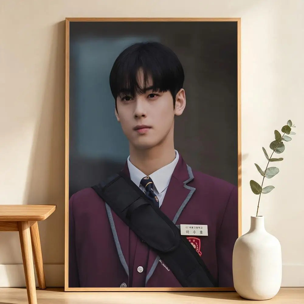 True Beauty Korean drama poster wall art for home decor, K-culture merch by HSF Marketplace