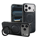 Genuine leather foldable bracket case for iPhone 18 Pro Max by HSF Marketplace
