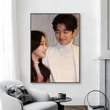 Korean drama Goblin poster canvas art featuring fantasy-themed characters for home decor