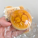 Cute 7cm bio burger squishy sensory toy from HSF Marketplace, ultra soft PU simulation bread pendant for decompression and stress relief.