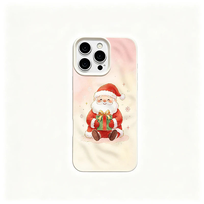Christmas Santa gift phone case for iPhone 17 to 12 Pro by HSF Marketplace